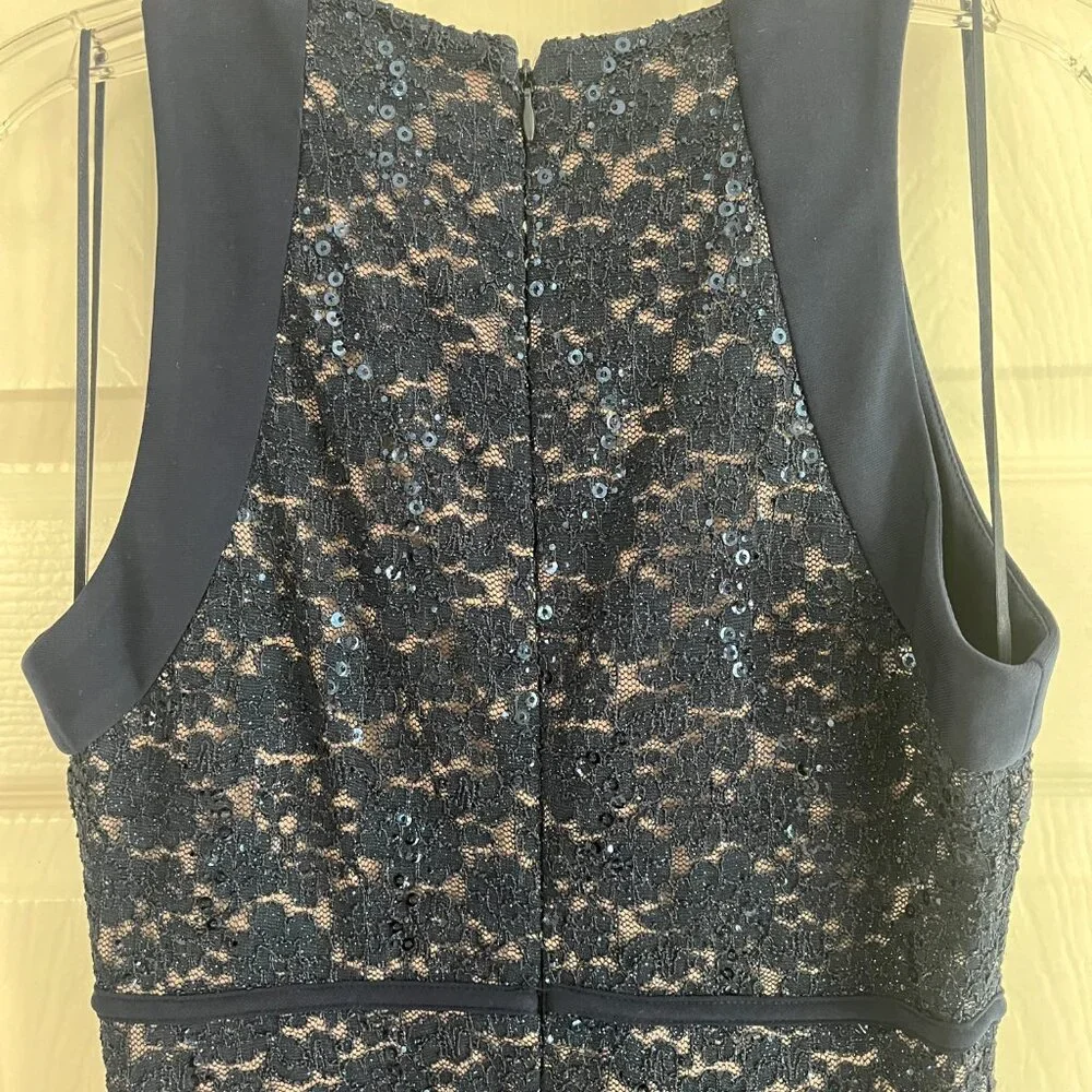 Formal evening Dress-Nightway Navy Blue Dress-Size 6 - Picture 4 of 9